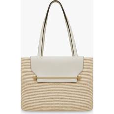Strathberry Bags Strathberry Raffia and Leather Basket Shoulder Bag