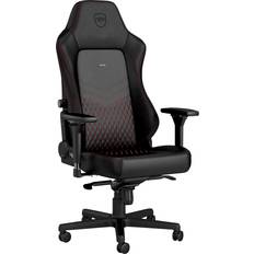 Noblechairs Gaming Chairs Noblechairs Hero Gaming Chair/Office with Lumbar Support, Real Leather, Black/Red