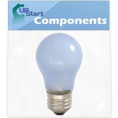 White Goods Accessories UpStart Components 241555401 Refrigerator Light Bulb Replacement for Frigidaire Refrigerators Compatible with Frigidaire 241555401 & Number AP3763141, 1056583, AH977006, EA977006, PS977006