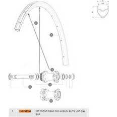 Mavic Wheels Mavic Aksium Elite Ust Disc Rim Kit