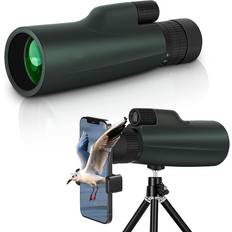 Binoculars & Telescopes Chronus 10-30x50 HD Starscope monocular telescope, high-performance magnifying monocular with smartphone holder, rotatable tripod, BAK4 prism and FMC