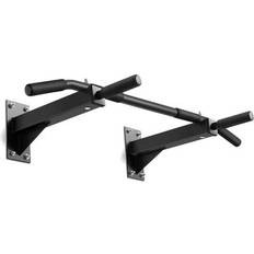 Foam Wall Bars Costway Wall Mounted Multi-Grip Pull Up Bar with Foam Handgrips