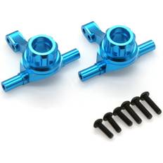 Tlily 2Pcs Metal Front Upright Knuckle Arms Steering Knuckle for Tamiya TT02 TT-02 1/10 RC Car Upgrade Parts