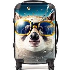 Brown Luggage Warren Reed Dormouse With Splashart Suitcase
