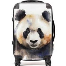 Watercolour Suitcase Brown Cabin