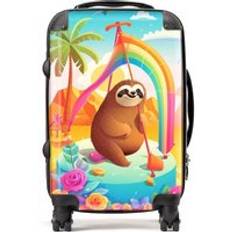 Luggage Warren Reed On A Beach Holiday Suitcase Yellow Cabin