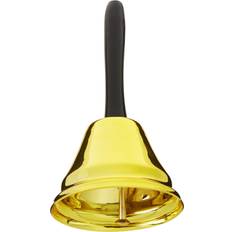 tectake Golden Santa Bell, decoration bell Christmas Tree Ornament