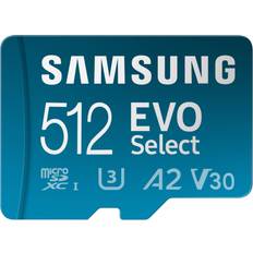Samsung EVO Select MicroSD Memory Card Adapter, 128GB microSDXC, Speeds Up to 160 MB/s, UHS-I, C10, U3, V10, A2, Upgrade Storage for Phones, Tablets, Nintendo Switch, MB-ME128SA/AM