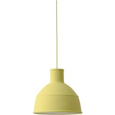 Acrylic Pendant Lamps Muuto Unfold Light Yellow Pendant Lamp 32.5cm