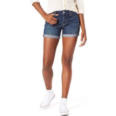 Signature Women's Mid-Rise Shorts - Blue Laguna