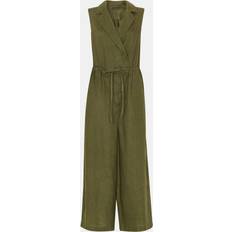 Lino Monos Whistles Bella Linen Wrap Jumpsuit