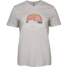 Oberteile Pinewood Finnveden Recycled Outdoor T-Shirt Light Grey