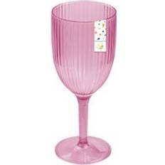 Plastic Wine Glasses PINK Plastic Wine Glass