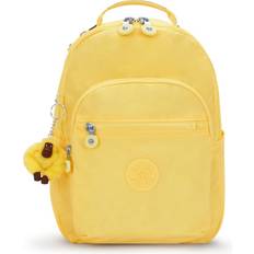 Kipling Backpacks Kipling Backpack Seoul S Buttery Sun Yellow Small Woman 100% Polyamide