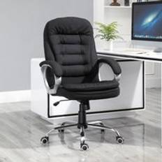 Adjustable Seat Office Chairs Homcom Adjustable Lumbar Office Chair