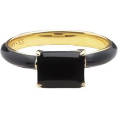 Sophie By Sophie Iris Ring - Gold/Black/Onyx