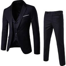 Men - Slim Suits Wulful Men’s Slim Fit Suit - Black