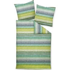 Janine Davos Housse de couette Vert, Bleu (200x135cm)