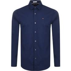 M Camicie Tommy Hilfiger Stretch Slim Fit Shirt - Black Iris