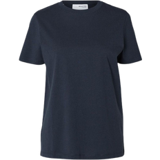 Selected My Essential Classic T-shirt - Dark Sapphire