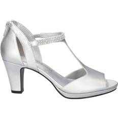 Foam Heeled Sandals Easy Street Flash - Silver