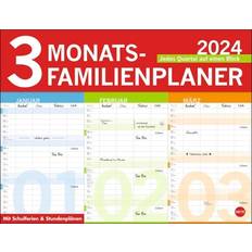 Heye 2024 3-Monats-Familienplaner 44x34cm