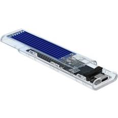 Delock ssd m.2 DeLock External Enclosure for M.2 NVME PCIe SSD with USB Type-C female transparent