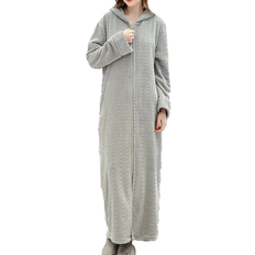 Huva Klänningar Let's Deal Dressing Gown - Gray