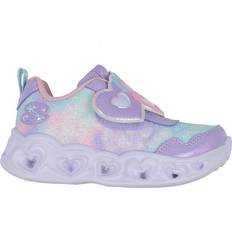 Skechers Girls Children's Shoes Skechers Girl's Heart Lights Lovin Reflection - Lavender/Light Pink