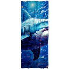 Ownta Star Shark Pattern Breathable & Translucent Chiffon Silk Scarf - Multicolor