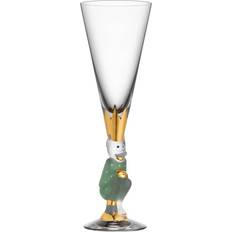 Orrefors Nobel The Sparkling Devil Green Champagne Glass 19cl