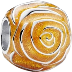 Geel Bedels en Hangers Pandora Bloom Charm - Silver/Yellow