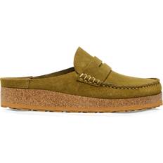 39 - Birkenstock Naples Sko Birkenstock Naples Suede Leather - Pine Green