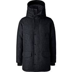 Men - Wool Jackets Canada Goose Langford Parka - Carbon Melange