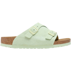 Birkenstock Zürich Suede Leather - Faded Lime