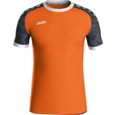 JAKO Kid's Iconic SS Jersey - Neon Orange (4224K-351)