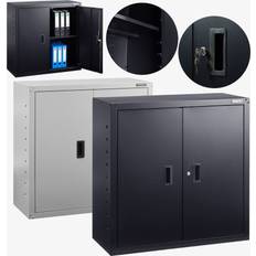 Black Storage Cabinets Arebos Utility Steel Black Storage Cabinet