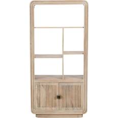 ‎Indian Hub Hudson Carved Mango Book Shelf