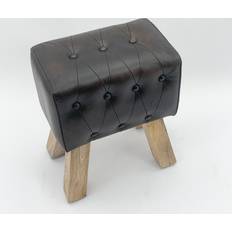 Buttercup Farm 50CM LEATHER Foot Stool
