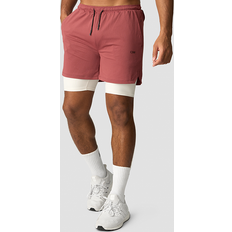 ICANIWILL Stride 2-in-1 Shorts, Brick Red