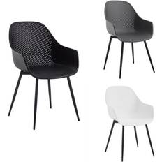 Noir Chaises de Cuisine EUGAD Scandinave Fauteuil Noir Chaise de Cuisine