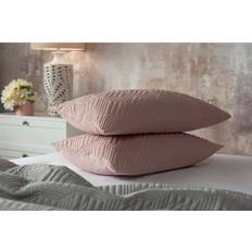 Pink Pillow Cases Belledorm Lisbon Polyester Envelope Pillow Case Pink
