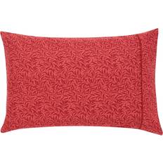 Pillow Cases Morris & Co Strawberry Thief Pair Crimson Pillow Case Red