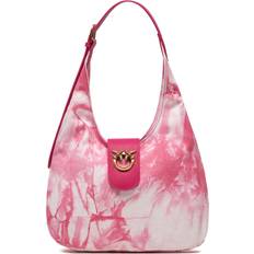 Textiel Tassen en boodschappentassen Pinko Roseo Hobo Rose Leren Handtas 103275-A1RK-NY3Q