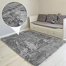 Gris Tapis Amazinggirl Salon Shaggy Tapis 120 x 160 cm - Gris Gris cm