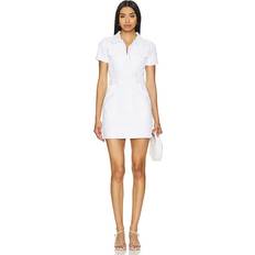 Denim Vestidos Good American Minivestido Fit For Success Dress - White