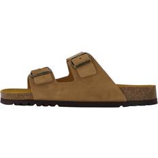 Scholl Man Slippers & Sandals Scholl Sl Julien Suede Sandalias - Taupe