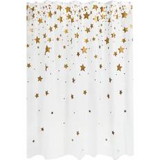 Metal Shower Curtains iDESIGN 72"x72" Falling Stars