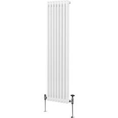 382mm, White Traditional 2 Column Heater
