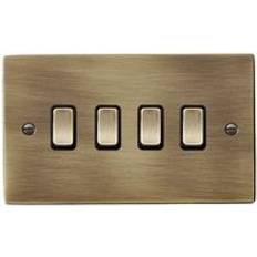 Hartland 79R24AB-B 4G 2 Way Rocker Switches Antique Brass